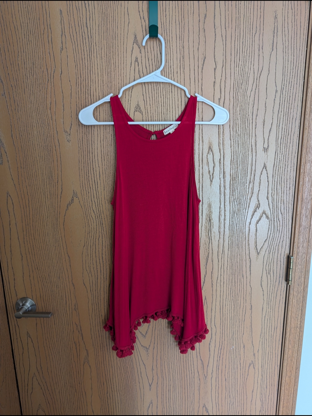 love on a hanger Bright Red Sleeveless Tank